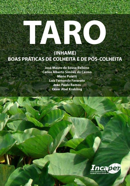Logomarca - Taro (inhame) : boas práticas de colheita e de pós-colheita.