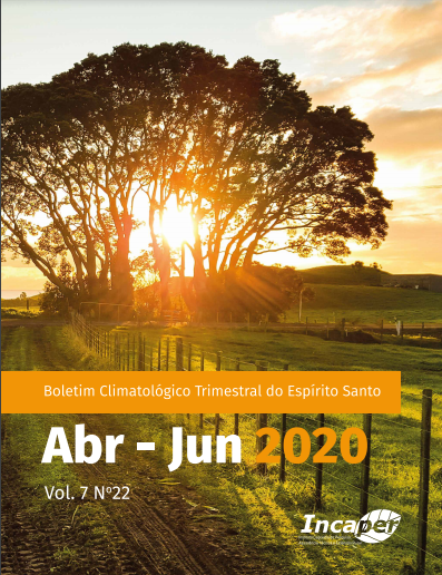 Logomarca - BOLETIM CLIMATOLÓGICO TRIMESTRAL DO ESPÍRITO SANTO - ABRIL/JUNHO 2020