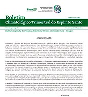 Logomarca - Análise climática do trimestre janeiro a março de 2015