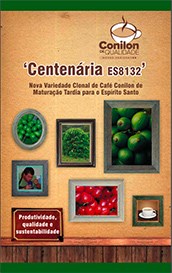 Logomarca - 'Centenária ES8132': nova variedade clonal de café Conilon de maturação tardia para o Espírito Santo