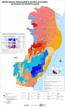 Logomarca -  Meses secos, parcialmente secos e chuvosos no Estado do Espírito Santo