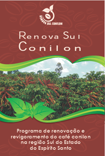 Logomarca - Renova Sul Conilon: programa de renovação e revigoramento do café conilon na região sul do Estado do Espírito Santo.