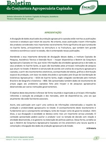 Logomarca - Consolidação das estatísticas da agricultura referente ao ano de 2018.