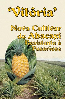 Logomarca - 'Vitória' nova cultivar de abacaxi resistente à fusariose.