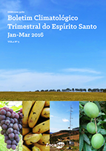 Logomarca - Análise climática do trimestre janeiro a março de 2016