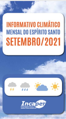 Logomarca - INFORMATIVO CLIMÁTICO MENSAL DO ESPÍRITO SANTO - SETEMBRO 2021