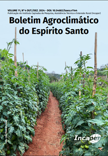 Logomarca - BOLETIM AGROCLIMÁTICO DO ESPÍRITO SANTO - OUT/DEZ 2024