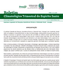 Logomarca - Análise climática do trimestre janeiro a março de 2015