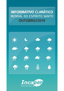 Logomarca - Informativo Climático Mensal do Espírito Santo - outubro de 2019.